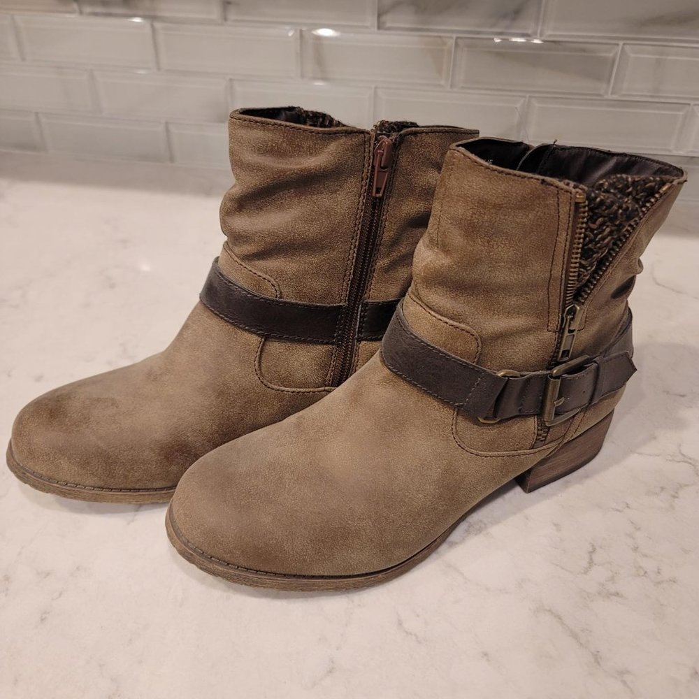 Rosalie Brown Ankle Boots